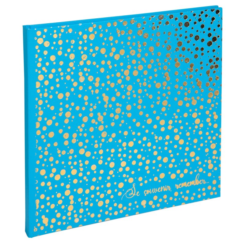 EXACOMPTA Album photos Plum, 250 x 250 mm, turquoise/doré