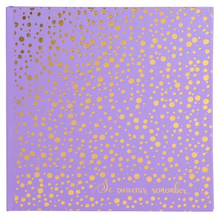 Exacompta Plum photo album Gold, Purple 300 sheets Book binding