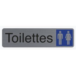 EXACOMPTA Plaque de signalisation "Toilettes Dame/Homme"