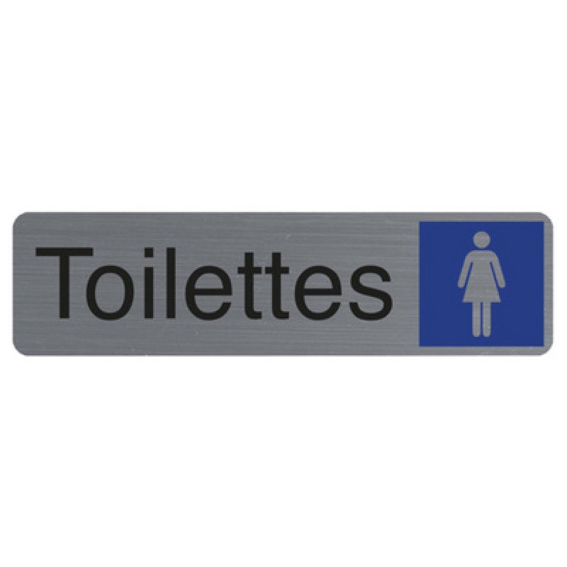 EXACOMPTA Plaque de signalisation "Toilettes Dame/Homme"
