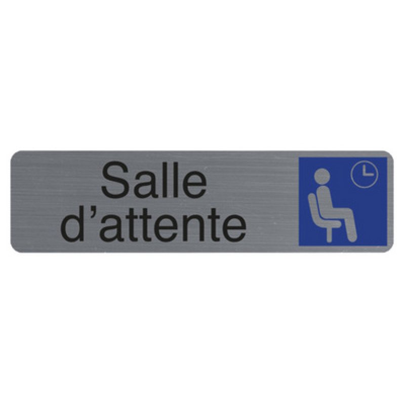 EXACOMPTA Plaque de signalisation "Salle d'attente"