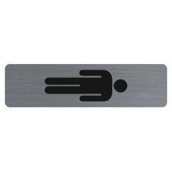 Exacompta 67169E pictogramme adhésif Aluminium Gris