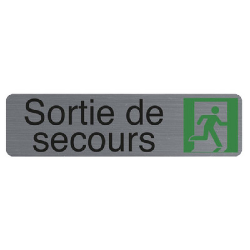 EXACOMPTA Plaque de signalisation "Sortie"