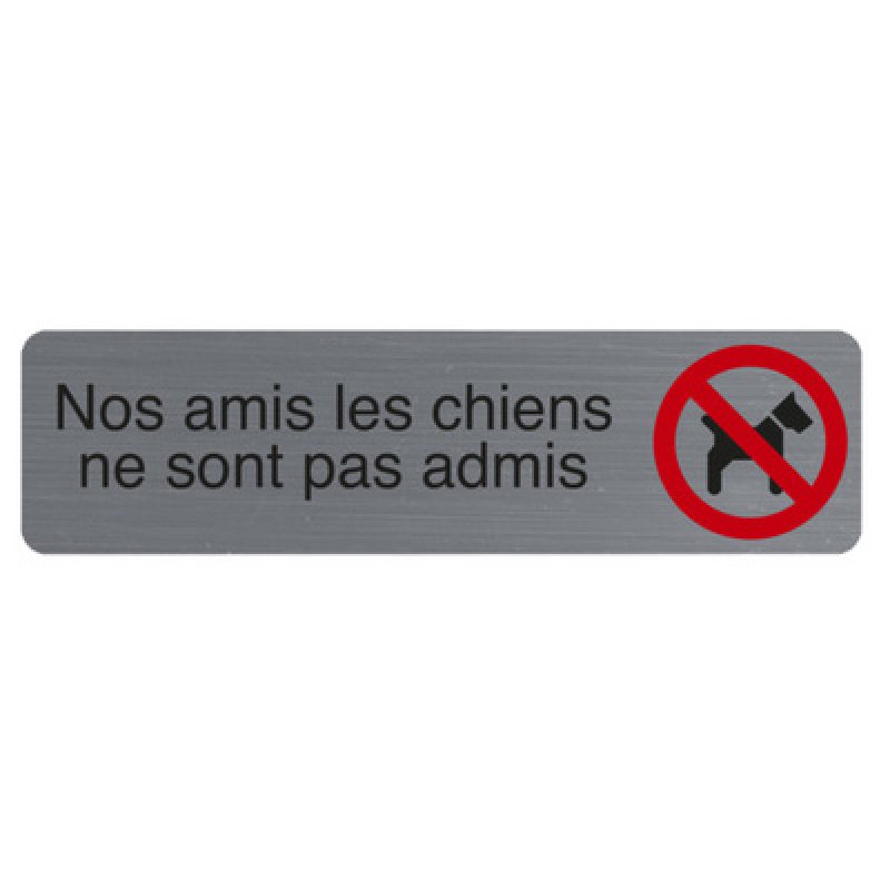 EXACOMPTA Plaque de signalisation "Nos amis les chiens"