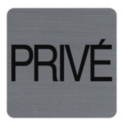 EXACOMPTA Plaque de signalisation "Privé"