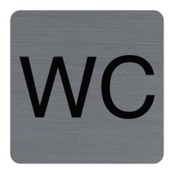 EXACOMPTA Plaque de signalisation "WC"
