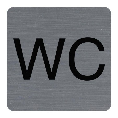 EXACOMPTA Plaque de signalisation "WC"