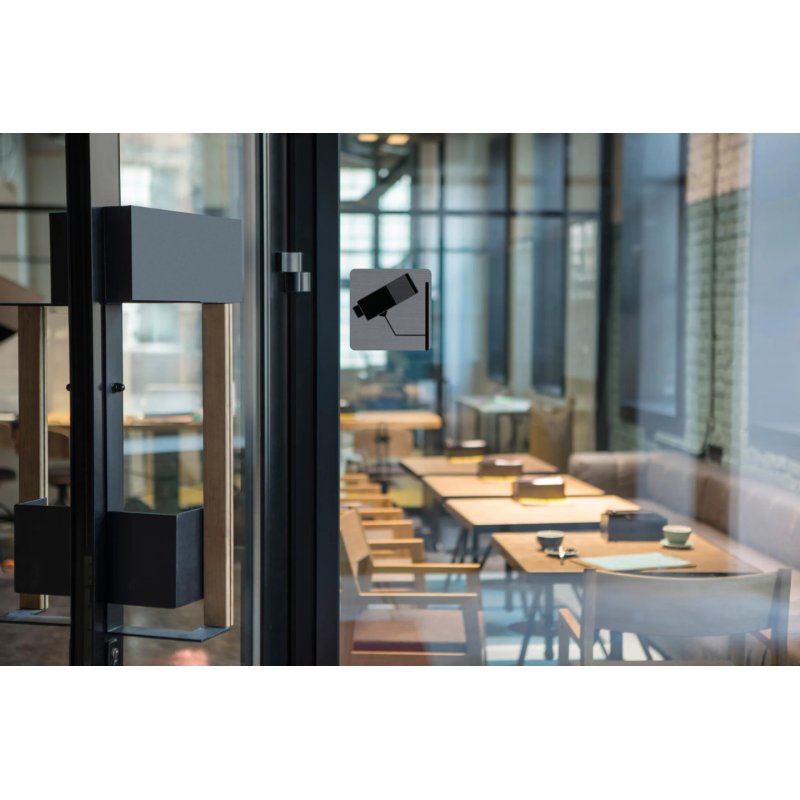 EXACOMPTA Plaque de signalisation "Surveillance caméra"