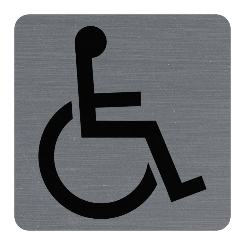 Exacompta 67191E self adhesive sign Aluminium Grey