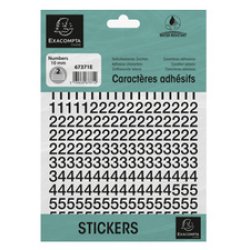 Exacompta 67371E self-adhesive symbol Black Number, Symbol