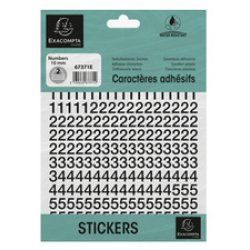 Exacompta 67372E self-adhesive symbol Black Number, Symbol