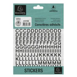 Exacompta 67376E self-adhesive symbol Black Letter, Symbol