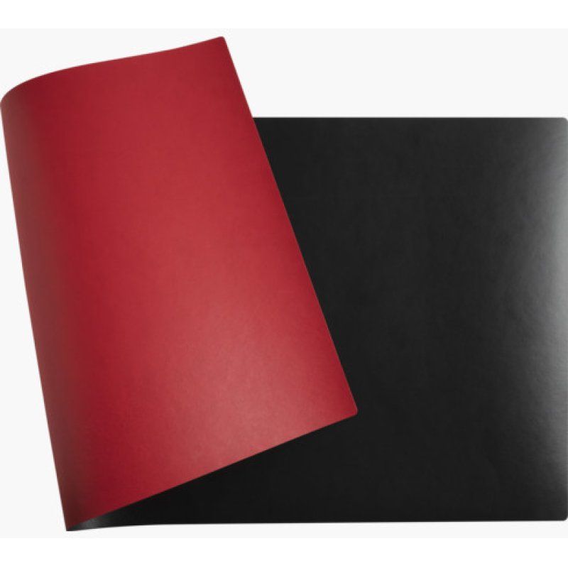 Exacompta 29141E sous-mains Simili-cuir, Polyuréthane (PU) Noir, Rouge