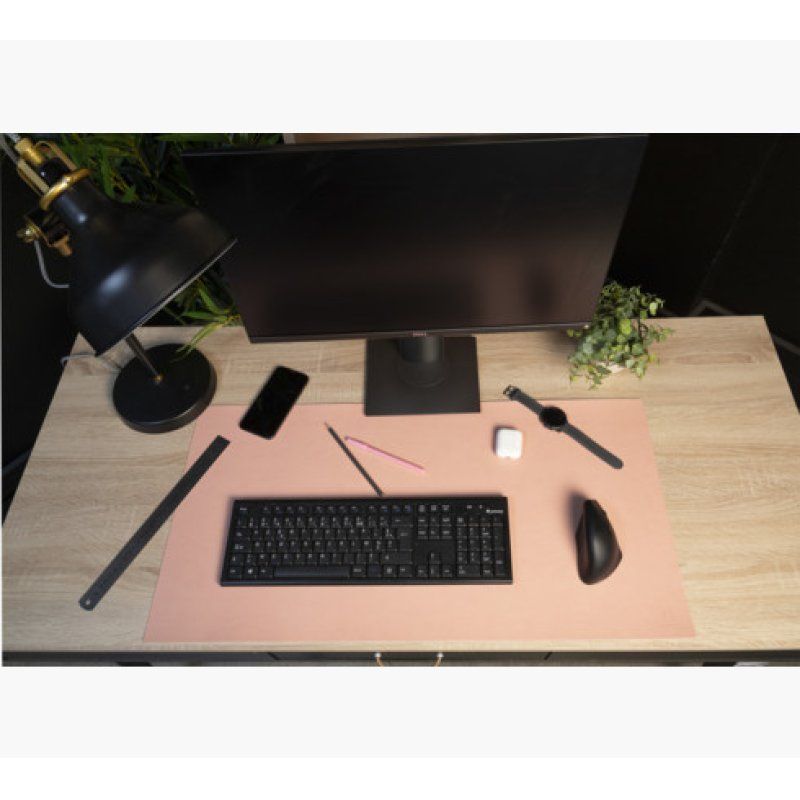 Exacompta 29143E desk pad Faux leather, Polyurethane (PU) Grey, Rose gold