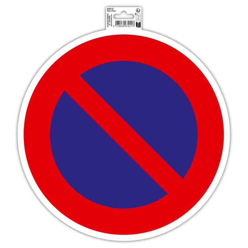 EXACOMPTA Plaque de signalisation "stationnement interdit"
