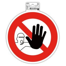 EXACOMPTA Plaque de signalisation "Accès interdit"