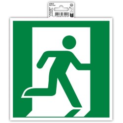 EXACOMPTA Plaque de signalisation "Évacuation droite"