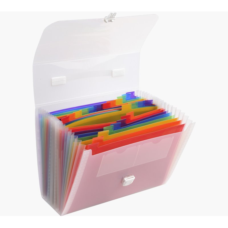 Exacompta 55698E divider book Transparent Polypropylene (PP) A4