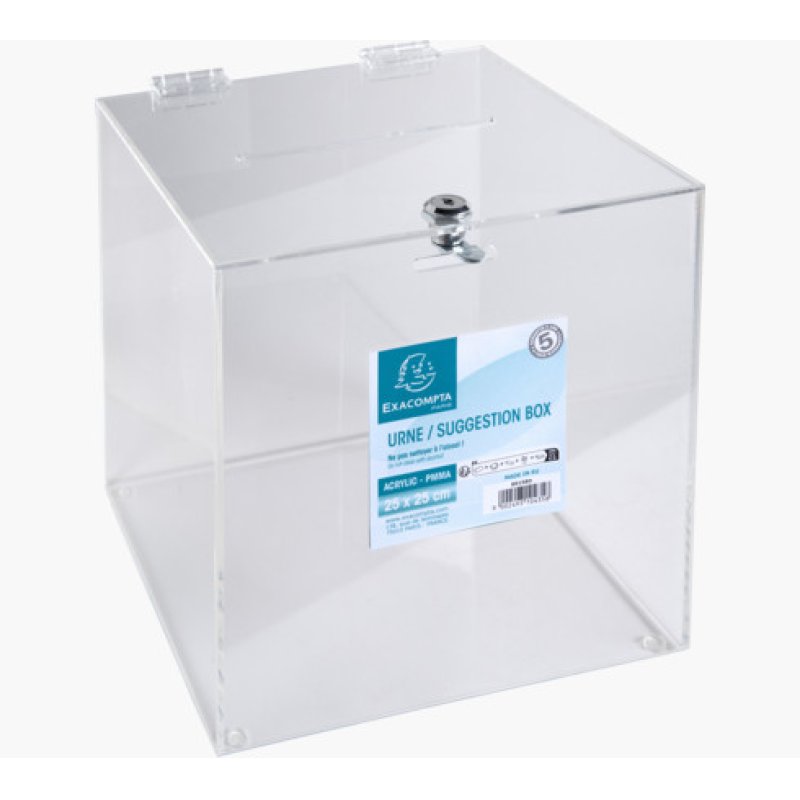 Exacompta 89158D money box Transparent Polymethyl methacrylate (PMMA) 1 pc(s)