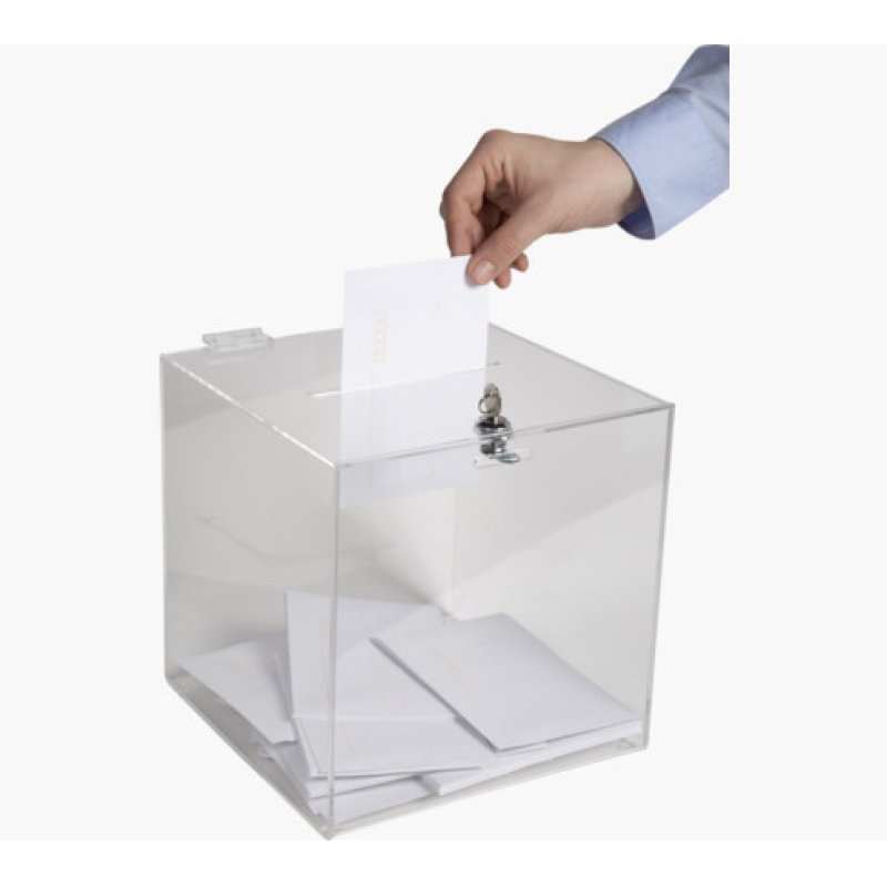 Exacompta 89158D money box Transparent Polymethyl methacrylate (PMMA) 1 pc(s)