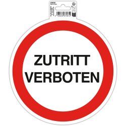 Exacompta 67061B self adhesive sign Polyvinyl chloride (PVC) Red