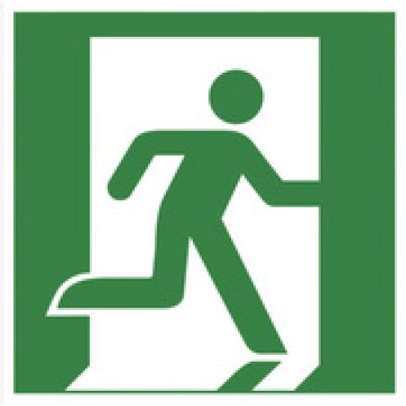 EXACOMPTA Plaque de signalisation "Flèche droite"