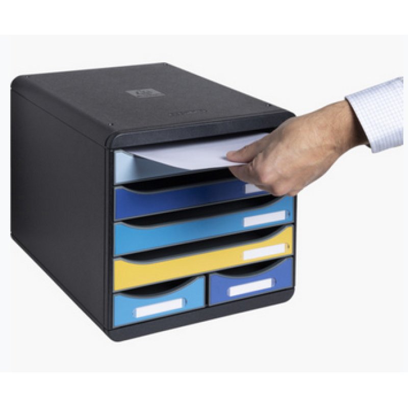 EXACOMPTA Module de classement BIG-BOX MAXI Bee Blue