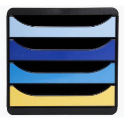 EXACOMPTA Module de classement BIG-BOX Bee Blue