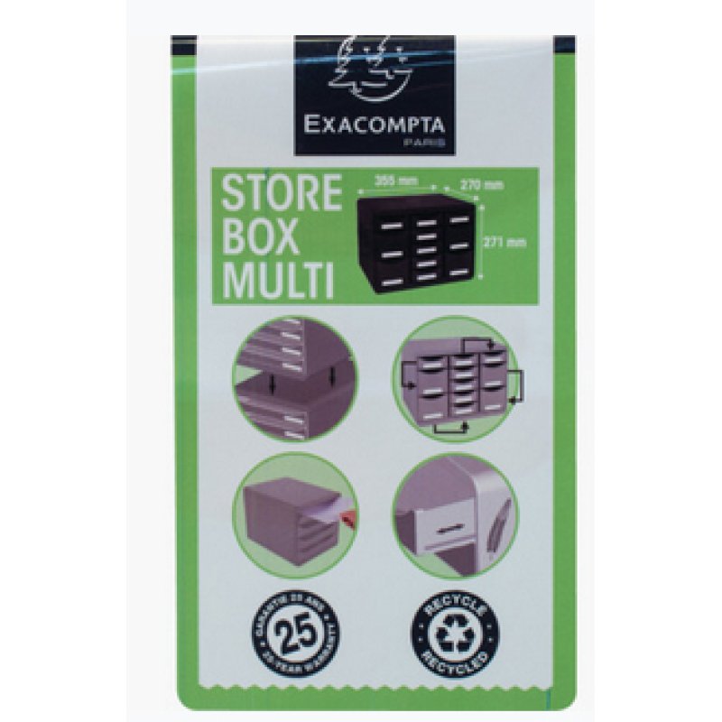EXACOMPTA Module de classement STORE-BOX MULTI Bee Blue