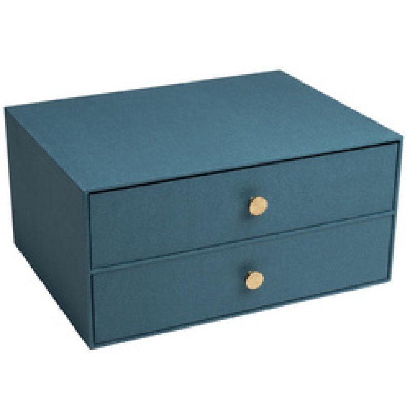 EXACOMPTA Module à tiroirs Office by Me, 2 tiroirs, bleu