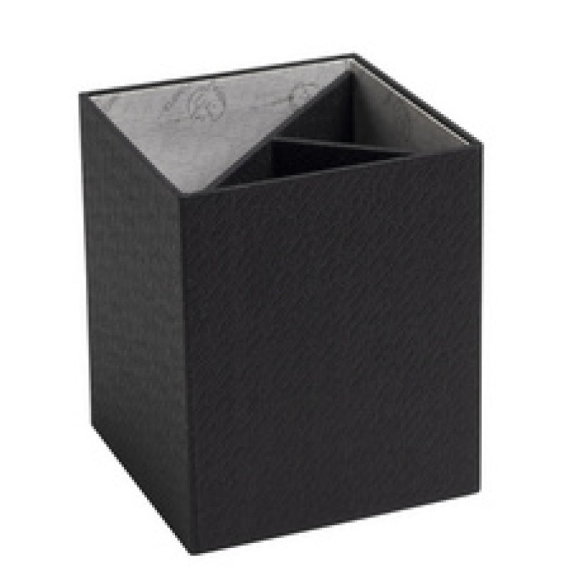 EXACOMPTA Pot à crayons Office by Me, 3 compartiments, bleu