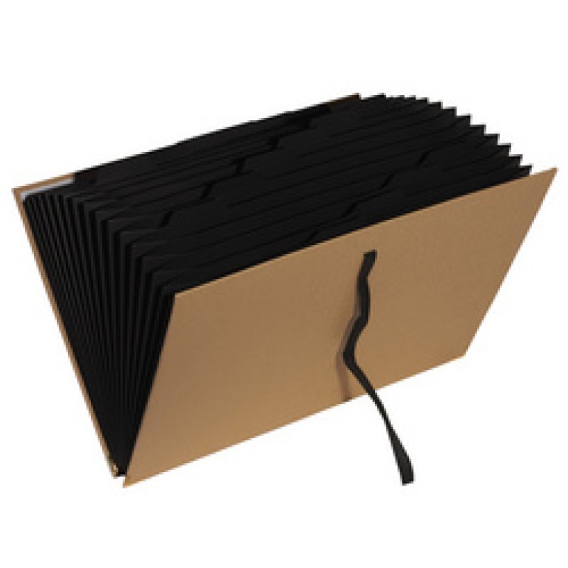 EXACOMPTA Trieur extensible Office by Me, noir