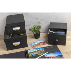 EXACOMPTA Boîte à photos ou à fiches Office by Me, beige