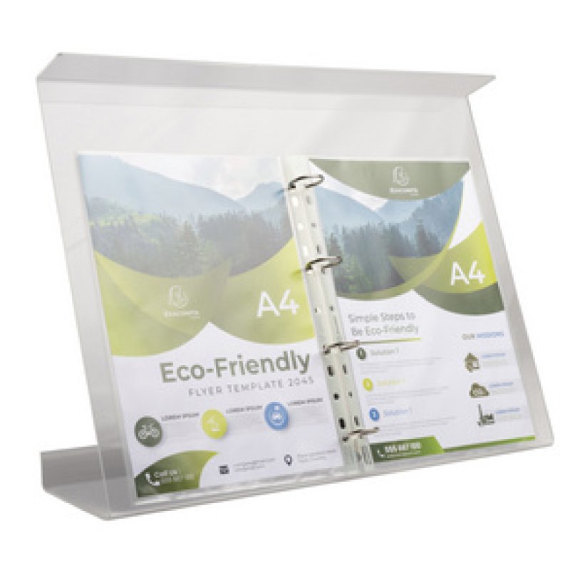 EXACOMPTA Lutrin porte documents, en acrylique, A3