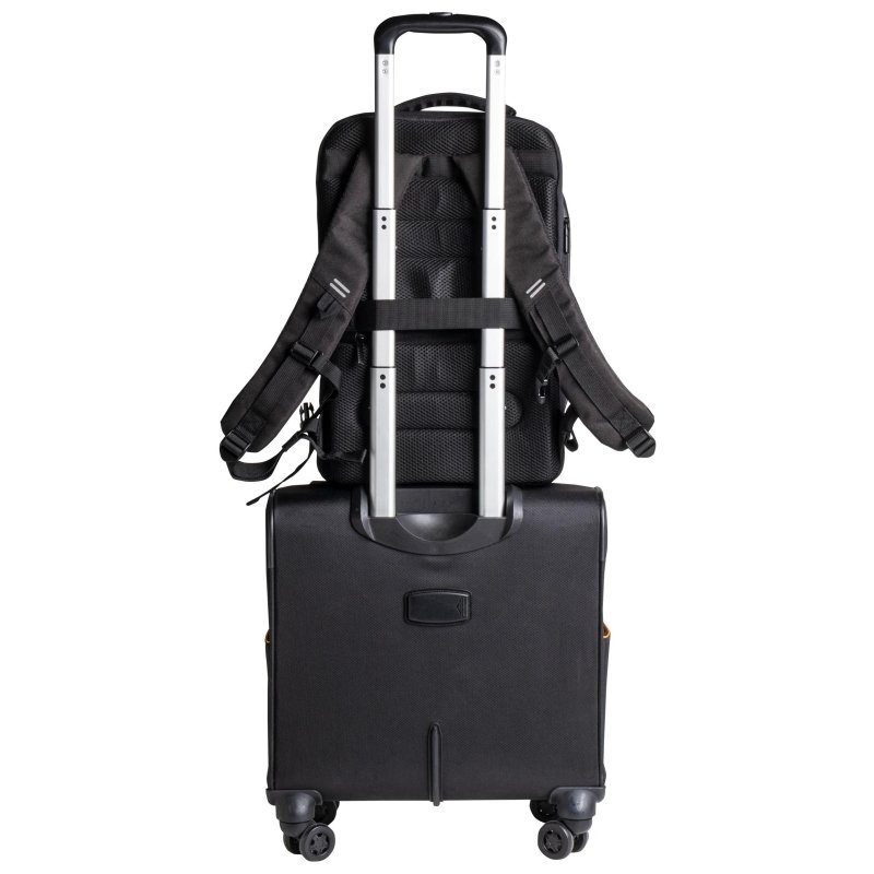 Exacompta Exactive sac à dos Sac à dos de cyclisme Noir Polyester, Polyéthylène téréphtalate recyclé (rPET)