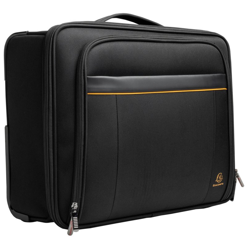 EXACOMPTA Trolley de voyage ECO, polyester, noir