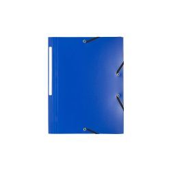 EXACOMPTA Chemise à élastiques Opaque, PP, A4, bleu clair