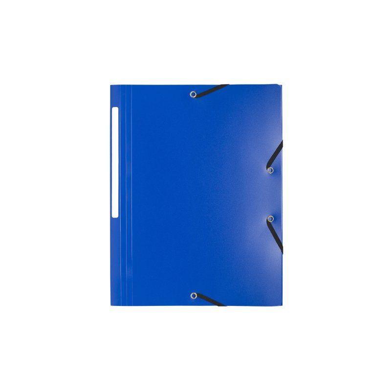 EXACOMPTA Chemise à élastiques Opaque, PP, A4, bleu clair