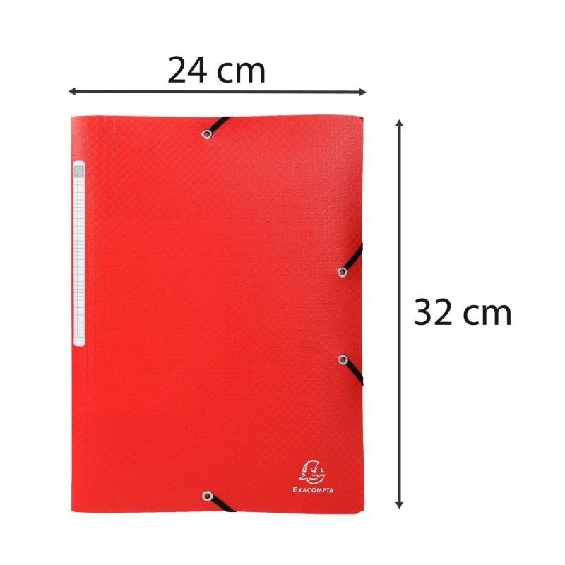 Exacompta OpaK Polypropylène (PP) Rouge A4