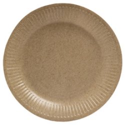 PROnappe Assiette en carton, rond, 230 mm, rose