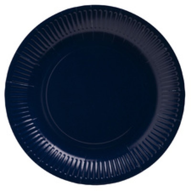 PROnappe Assiette en carton, rond, 230 mm, vert kiwi