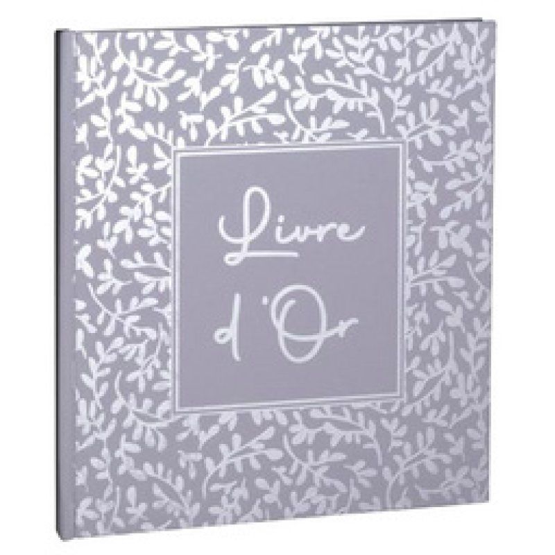 EXACOMPTA Livre d'Or AutentiK, 190 x 210 mm, bleu gris