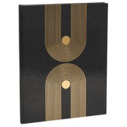 EXACOMPTA Livre d'Or Graphik, 220 x 270 mm, noir