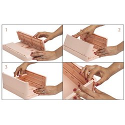 EXACOMPTA Boîte de rangement Smart Case Midi, nude