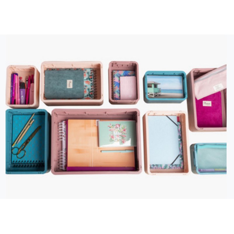 Exacompta Foldable box the smart case maxi skandi - nude - new