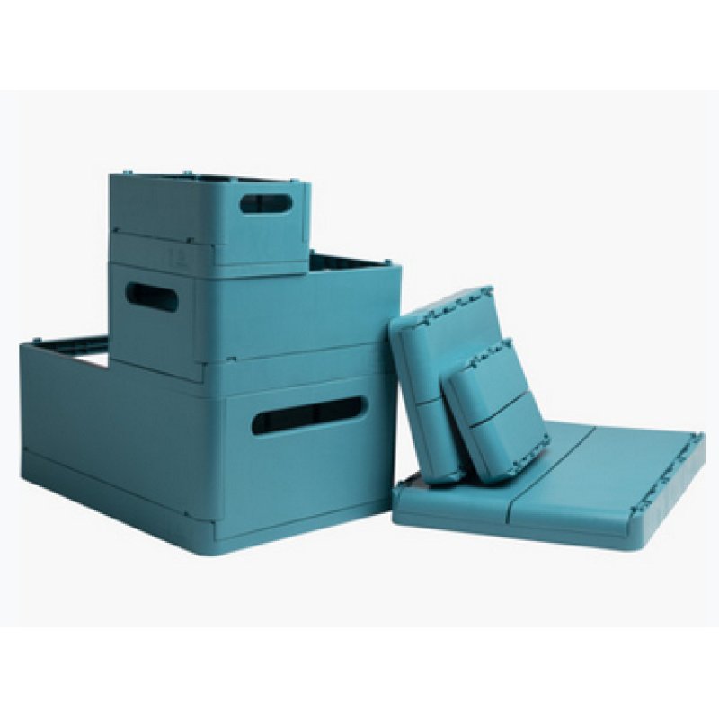 EXACOMPTA Boîte de rangement Smart Case Maxi, bleu pacifique