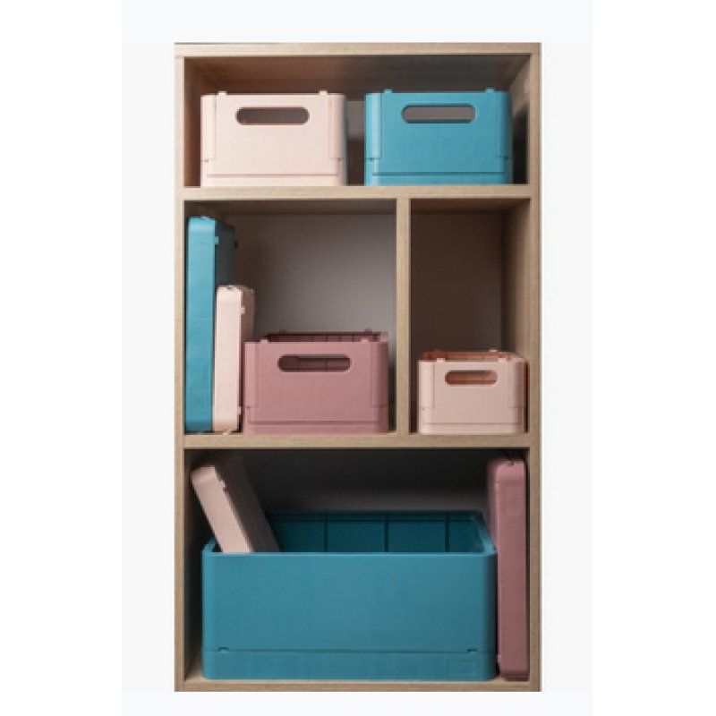 EXACOMPTA Boîte de rangement Smart Case Maxi, bleu pacifique