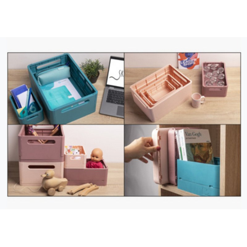 Exacompta Foldable box the smart case maxi skandi - old rose - new