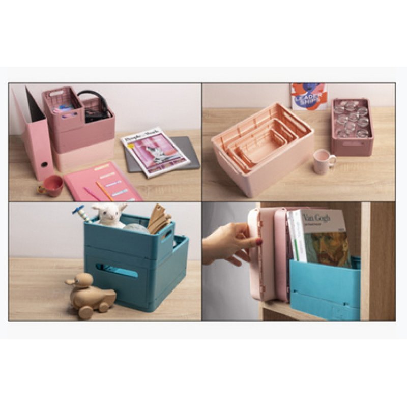Exacompta Foldable box the smart case maxi skandi - old rose - new