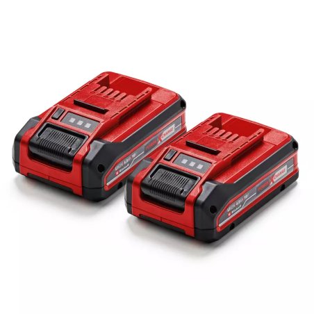 Akku Power-X-Change TWIN-PACK 18Volt 4,0Ah (rot/schwarz, 2 Stück, ohne Ladegerät)